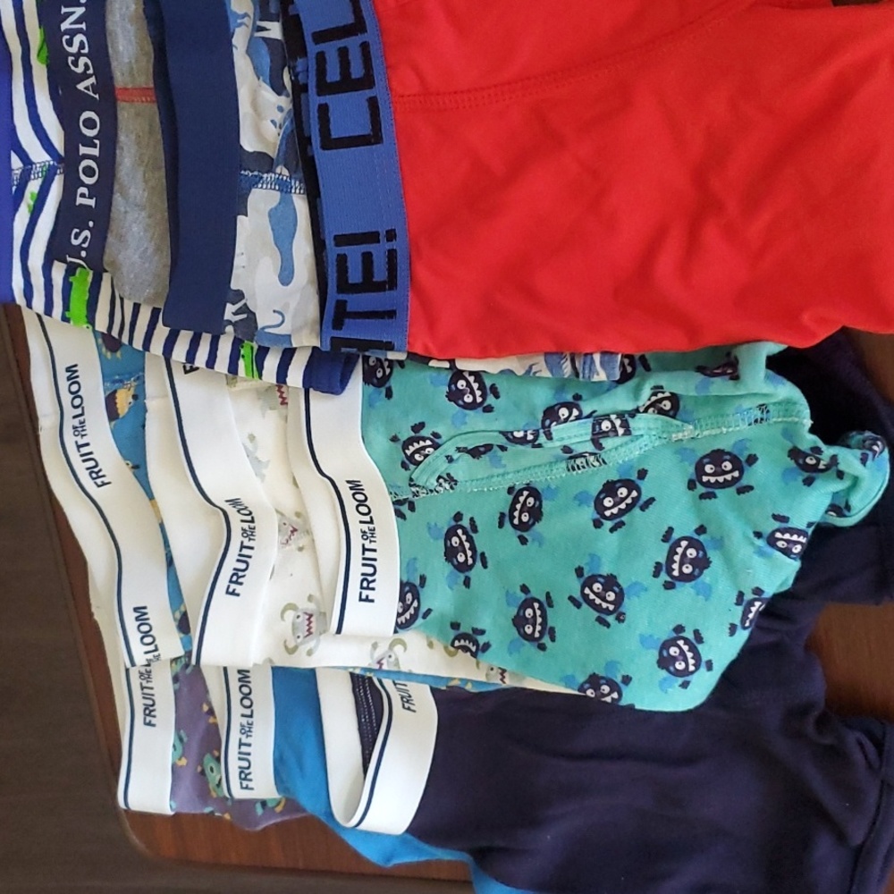 Boys Underwear Size 4. 9 pair